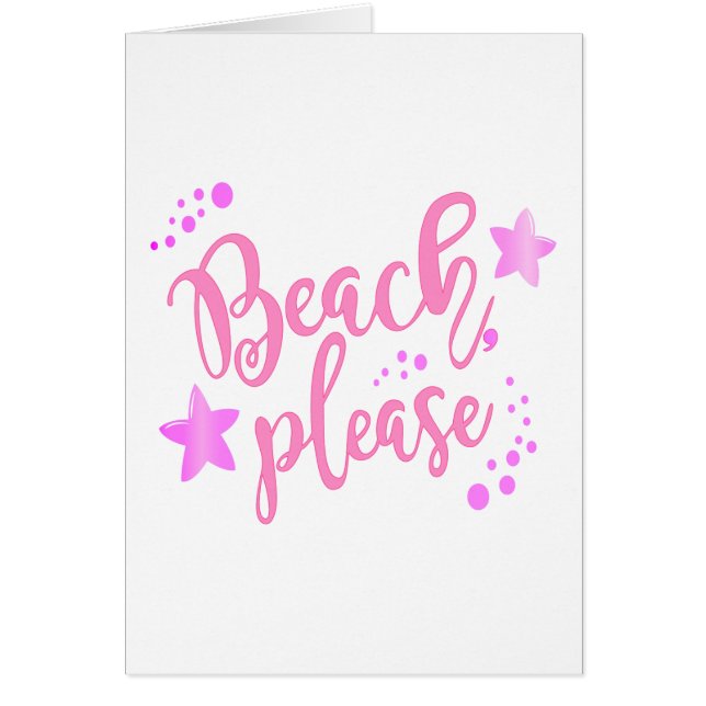 Beach please pink (Front)