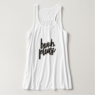 Beach Please T-Shirt Singlet