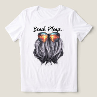 Beach Please Tri-Blend Shirt