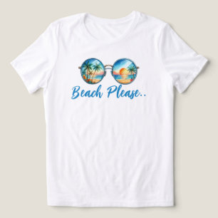 Beach Please Tri-Blend Shirt