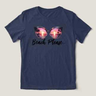 Beach Please Tri-Blend Shirt