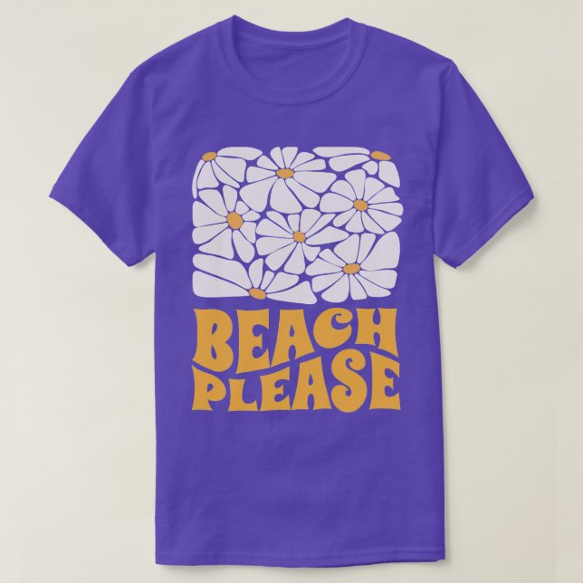 Beach Please TShirt (Design Front)
