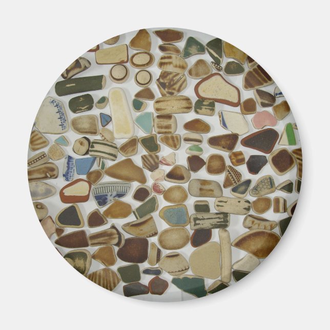 beach pottery magnet (Front)