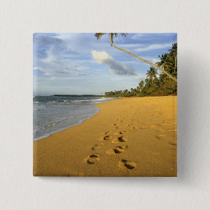 Beach Puerto Rico 15 Cm Square Badge