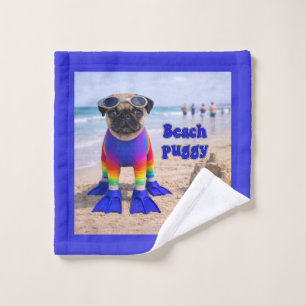 Beach Puggy Wash Cloth