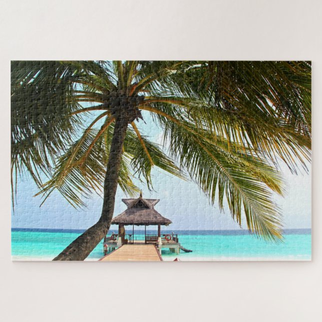 Beach Puzzle Photo Tropical (Horizontal)