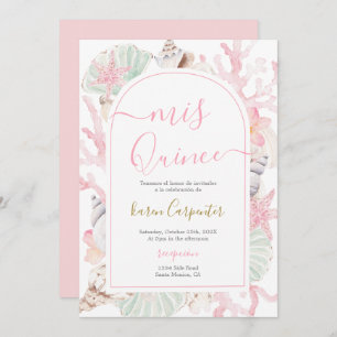 Beach Quinceanera Invitation