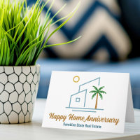 Beach Real Estate Company Happy Home Anniversary