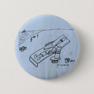 Beach Reed 6 Cm Round Badge