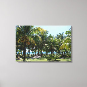 Beach resort canvas print