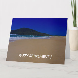 beach retire big card