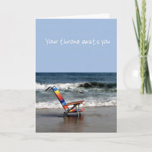 Beach Retirement Card