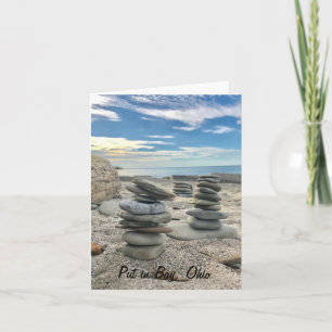 Beach Rocks, Put in Bay Card