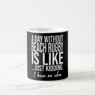 Beach Rugby funny sports gift Coffee Mug