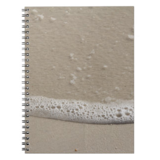 Beach Sand and Sea Foam Spiral Notebook