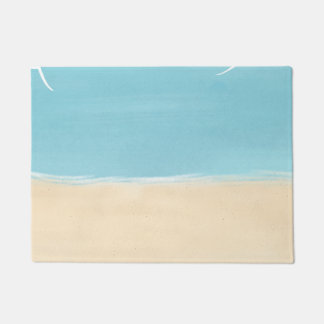 Beach Sand Aqua Doormat