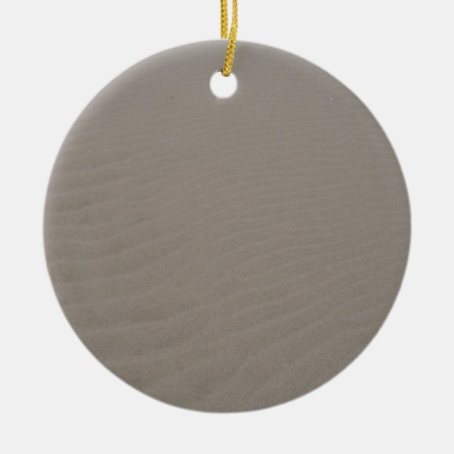 Beach Sand Ceramic Tree Decoration (Front)