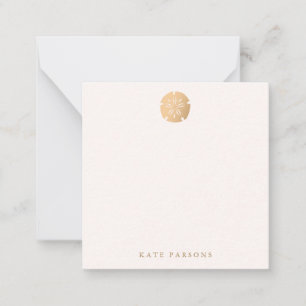 Beach Sand Dollar Note Card