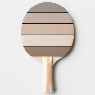 Beach Sand Earth Tone Colour Stripes On Watercolor Ping Pong Paddle