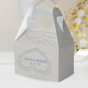 Beach Sand Heart Wedding Favour Box