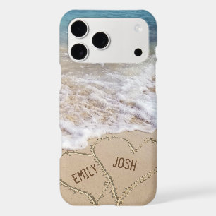 Beach Sand Hearts with names
