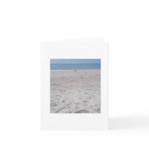 Beach Sand Piper, Blank Card personalisation
