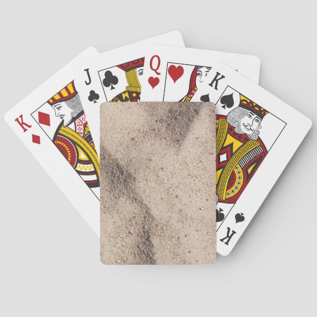 Beach Sand Playing Cards (Back)