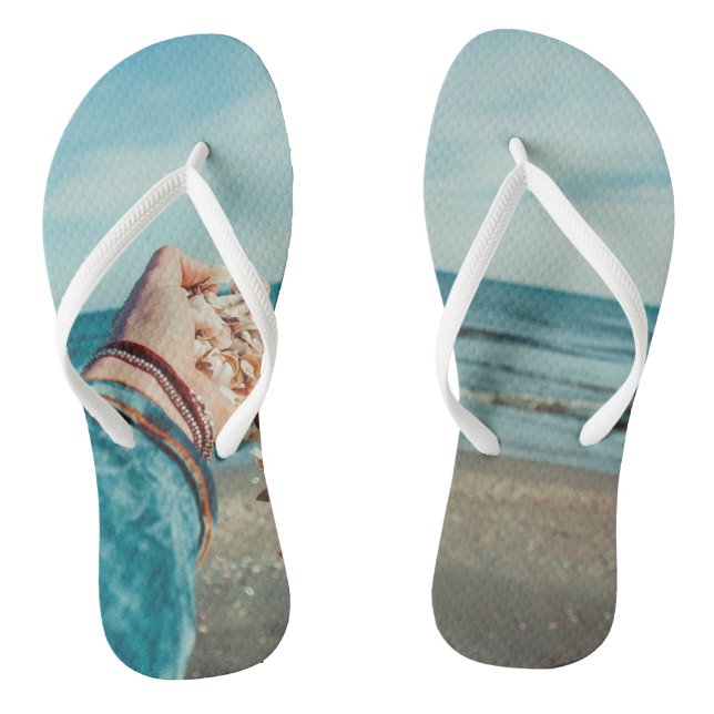 Beach Sand & Seashells Jandals (Footbed)