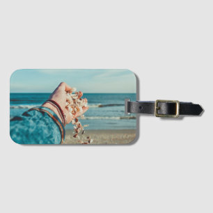 Beach Sand & Seashells Luggage Tag
