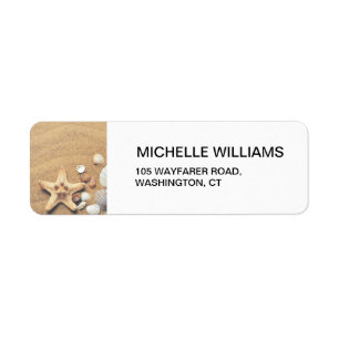 Beach, Sand, Shells and Starfish Wedding