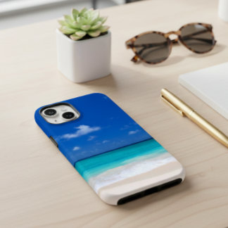 Beach Sand Surf Ocean Sea Nautical Case-Mate iPhone 14 Case