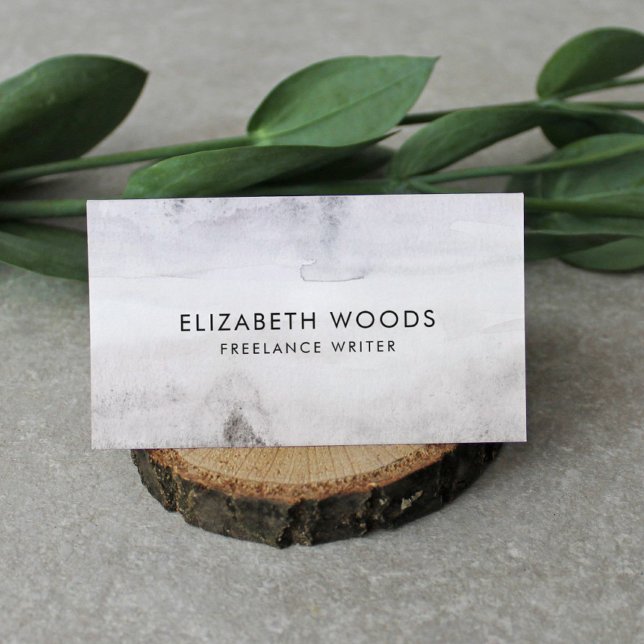 Beach Sand Watercolor Abstract Beige Professional  Business Card (Creator Uploaded)