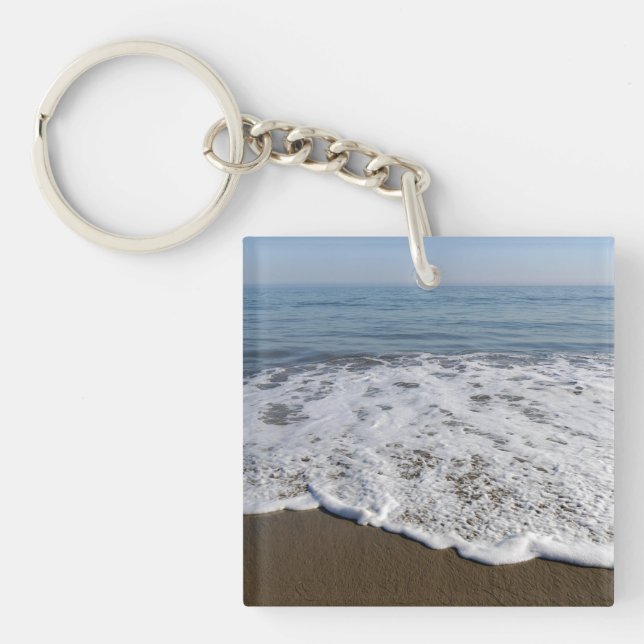 Beach/Sand/Waves Key Ring (Front)