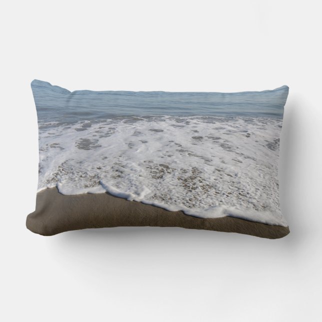 Beach/Sand/Waves Lumbar Cushion (Front)