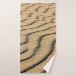 Beach sand waves sand dunes sandy bath towel