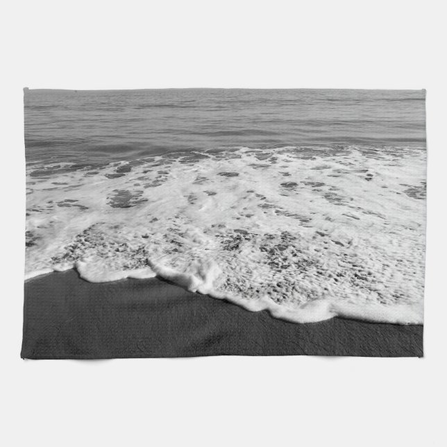 Beach/Sand/Waves Tea Towel (Horizontal)