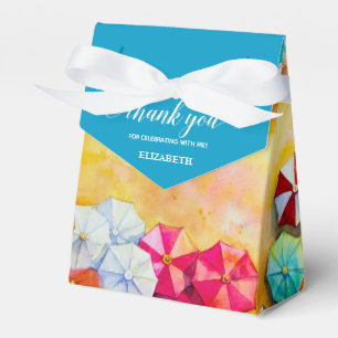 Beach Sand Waves Thank You Favour Box