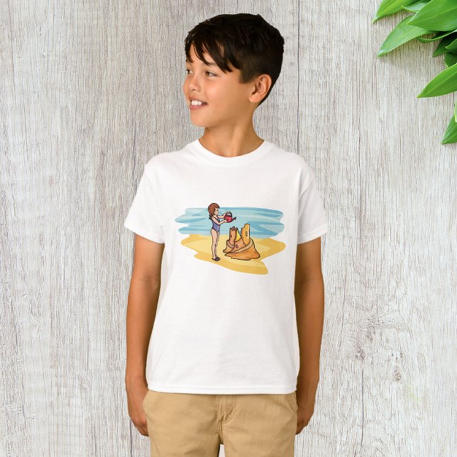 Beach Sandcastle T-Shirt (Creator Uploaded)
