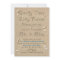 Beach Sandy Toes Salty Kisses Wedding Invitation