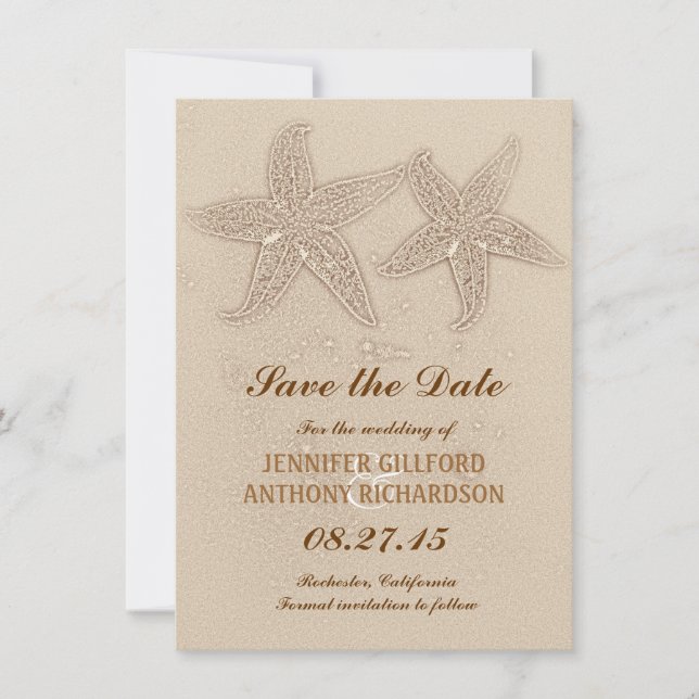 BEACH SAVE THE DATE CARD (Front)
