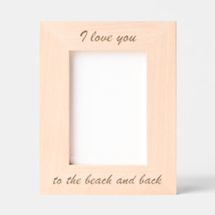 Beach Saying Etched Frames