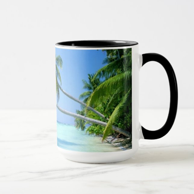 beach scean mug (Right)