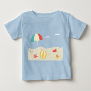 Beach Scene Baby T-Shirt