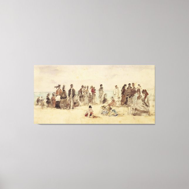 Beach Scene Canvas Print (Front)