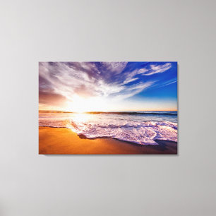Beach Scene Canvas Print
