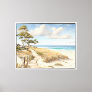 Beach Scene Canvas Wall Art