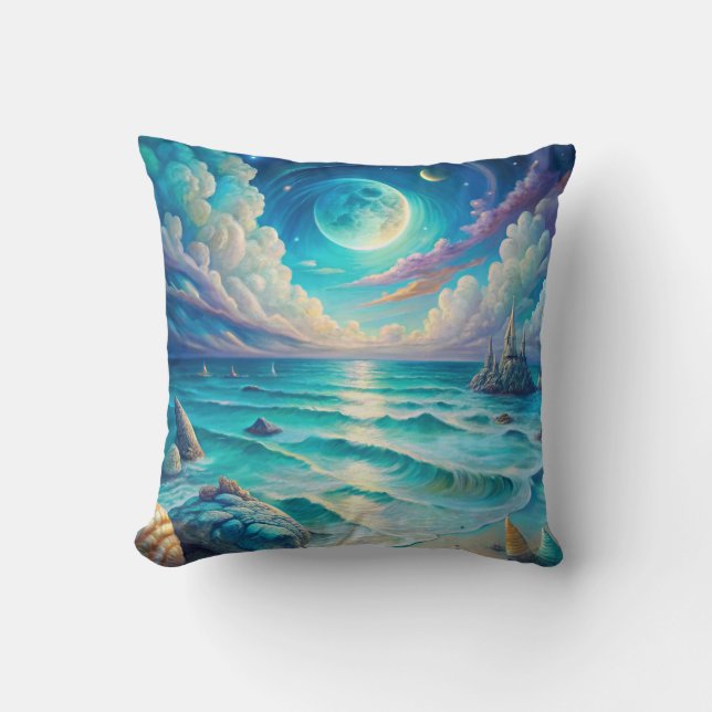 Beach Scene  Cushion (Front)