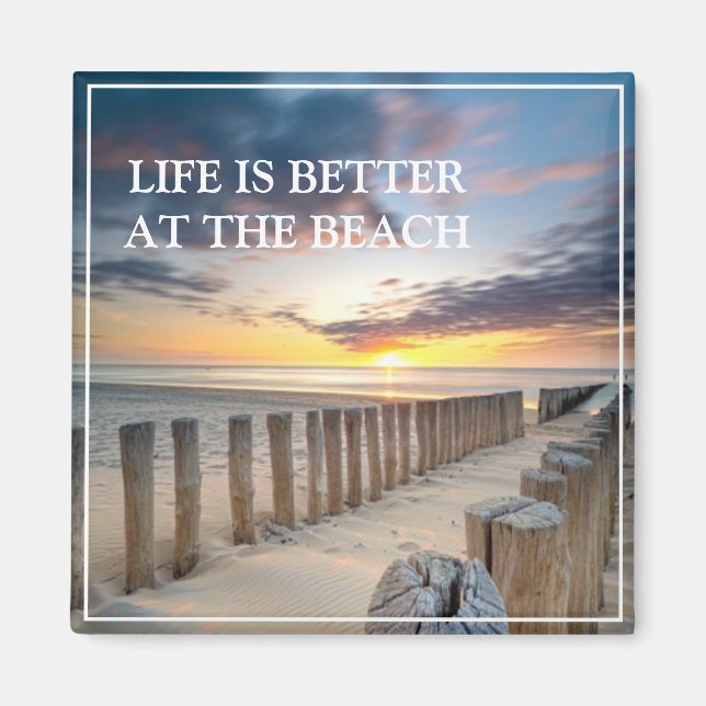 Beach Scene Magnet (Front)