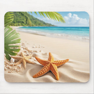Beach Scene Mouse Pad