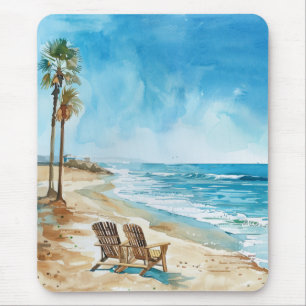 Beach Scene Mouse Pad